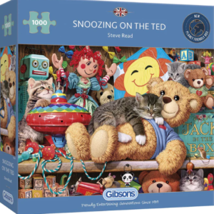 Snoozing on the Ted 1000 Piece Jigsaw