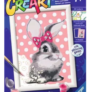 Creart Cuddly Bunny - Paint by numbers