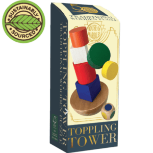 Wooden Puzzle-Toppling Tower
