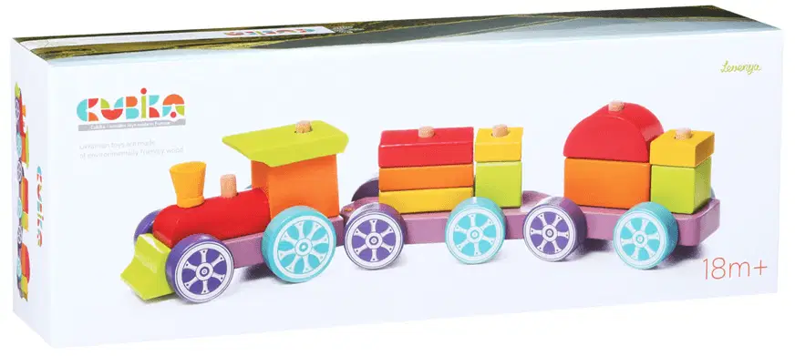 Cubika Wooden Rainbow express Train