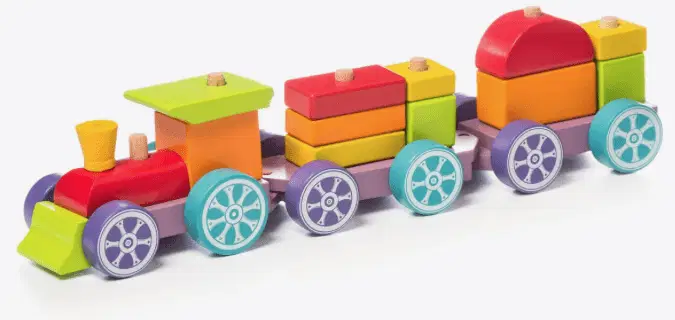 Cubika Wooden Rainbow express Train - Image 2