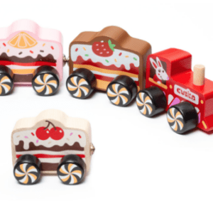Cubika wooden toy - train "Cakes"