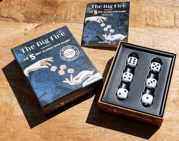 The Big Five Classic Dice games
