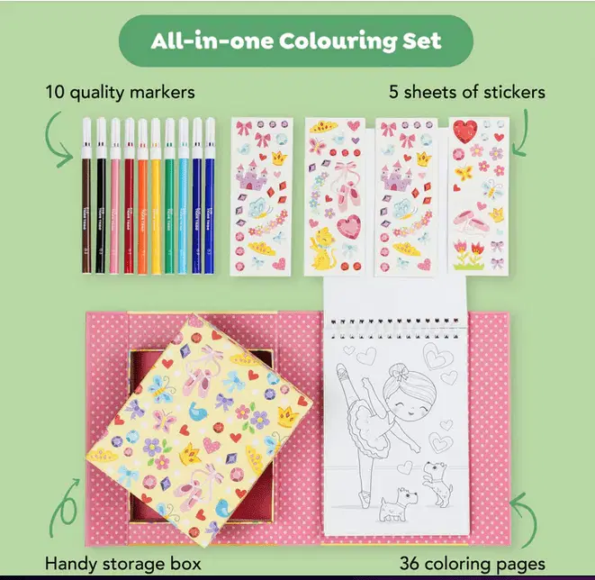Colouring Set - Ballet