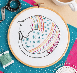 Cat Embroidery Kit