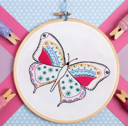 Butterfly Embroidery Kit