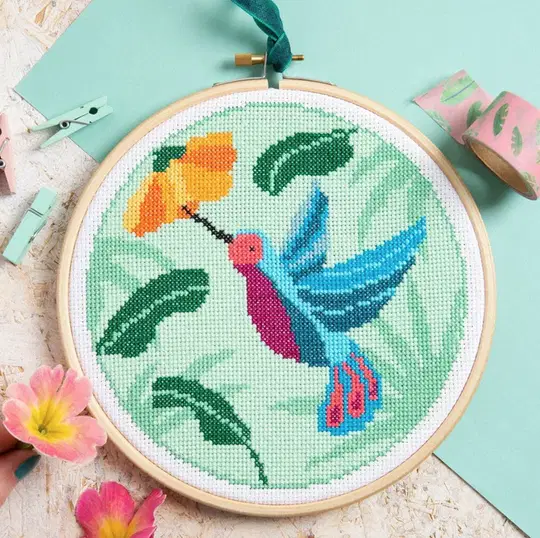 Hummingbird Cross Stitch Kit