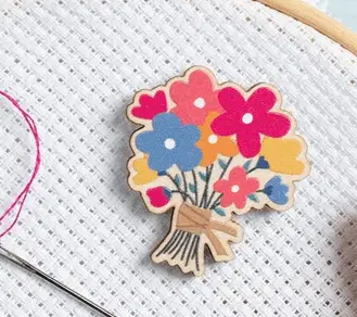 Flower Posy Magnetic Needle Minder