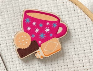 Tea & Biscuits Magnetic Needle Minder