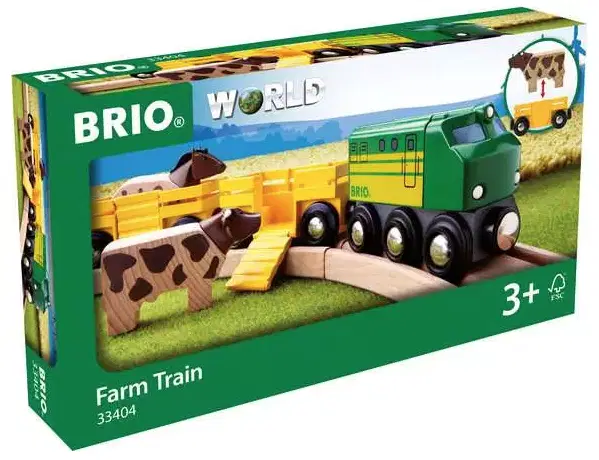 BRIO World Train Set Farm Train
