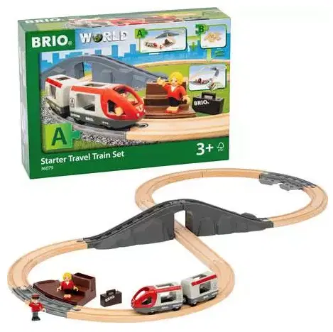 BRIO World Train Set Starter Travel Train Se