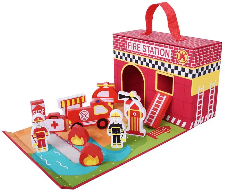 Inside out Toys Foldaway Fire station