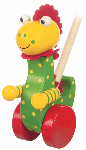 Orange Tree Toys Dinosuar Boxed Push Along