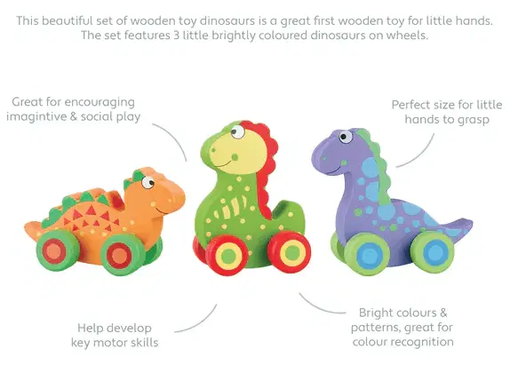 Orange Tree Toys First Dinosaurs - Image 2
