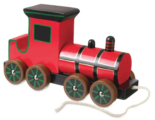 Orange Tree Toys Steam Train Pull Along