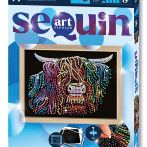 Kitfix Sequin Art Highland Cow