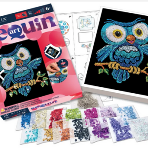 Kitfix Sequin Art Ozzy Owl