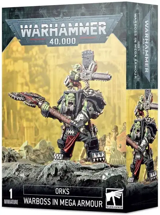 Warhammer Warboss in Mega Armour