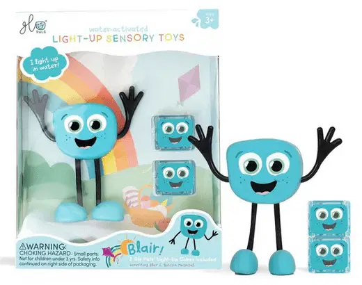 Glo Pals Light up Sensory Toy - Character Pack Blair