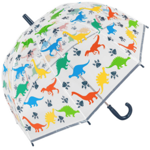 Children's Dinosaur Clear Dome Umbrella