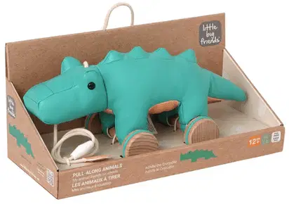 Little big friends Achille the Crocodile Pullalong