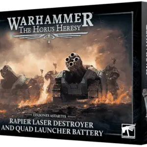 Warhammer Rapier Laser Destroyer and Quad Launcher Battery