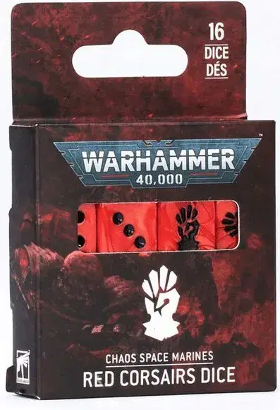 Warhammer Red Corsairs Dice