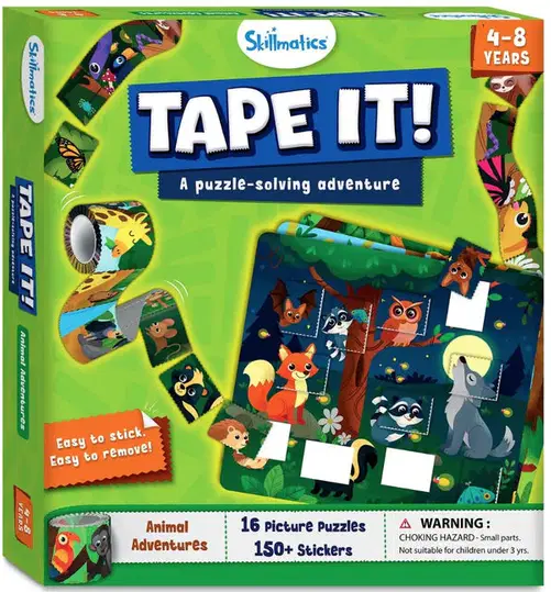 Tape It Animals Puzzle solving