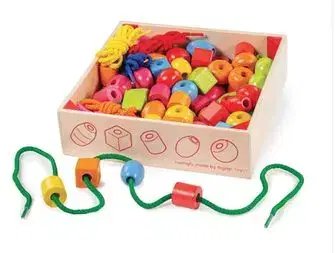 Bigjigs Crate of Lacing Beads