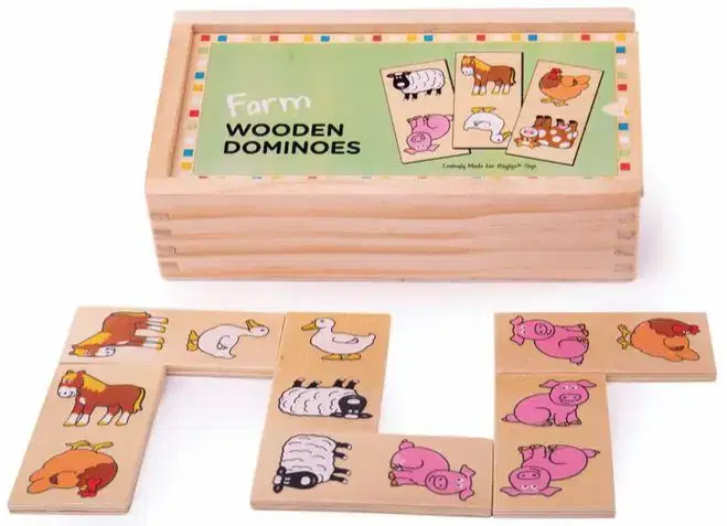 Bigjigs Farm Dominoes