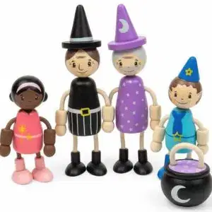 Bigjigs Bigjigs Fairytale Dolls-Wooden People