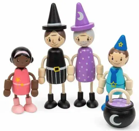 Bigjigs Bigjigs Fairytale Dolls-Wooden People