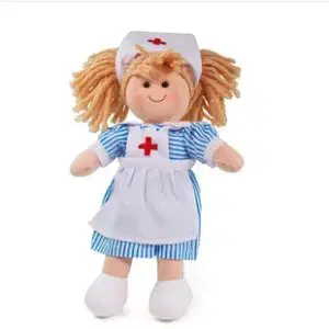 Bigjigs Nurse Nancy Doll - Small