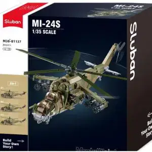 Sluban MI-24S GUNSHIP 3-IN-1 - 1/35 Model Bricks