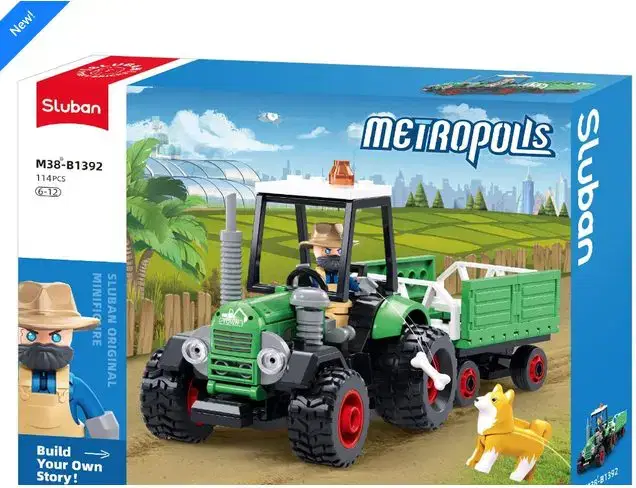 Sluban METROPOLIS - FARM TRACTOR Model Bricks