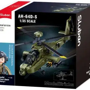 Sluban MODELBRICKS - 1/44 AH-64D APACHE