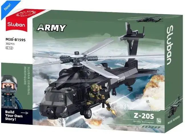 Sluban ARMY - Z-20S ATTACK HELICOPTER 1/44