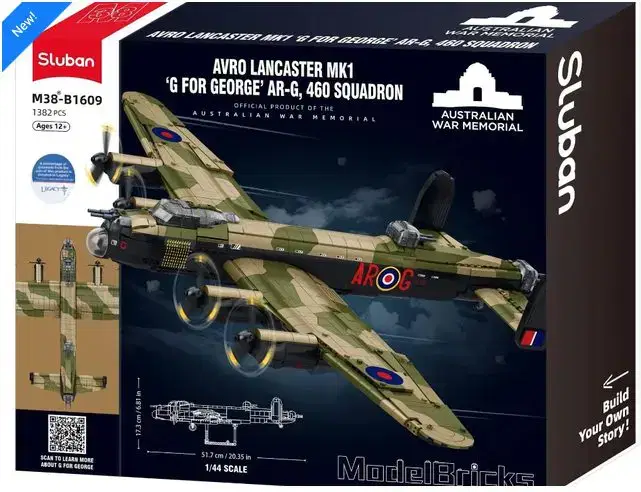Sluban MODELBRICKS - 1/44 LANCASTER BOMBER