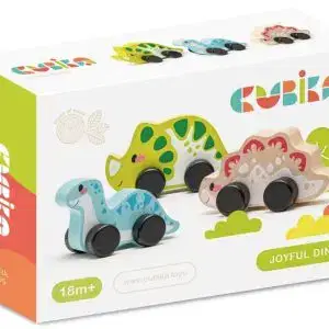 Cubika Wooden Toy Set Joyful Dinos