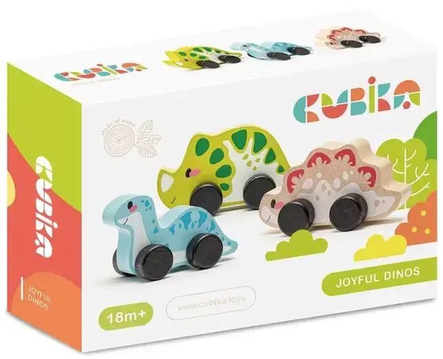 Cubika Wooden Toy Set Joyful Dinos