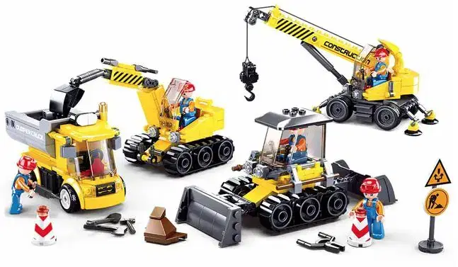 Sluban CONSTRUCTION SET Model Bricks - Image 2
