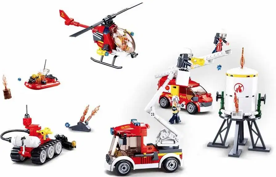 Sluban fire engine set of model Bricks - Image 2