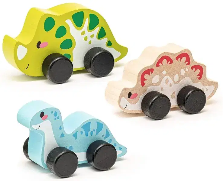 Cubika Wooden Toy Set Joyful Dinos - Image 2