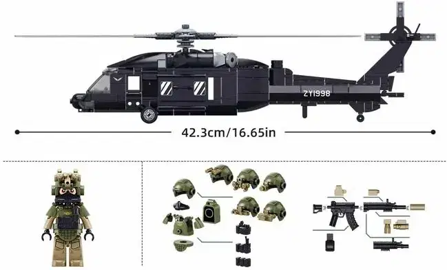 Sluban ARMY - Z-20S ATTACK HELICOPTER 1/44 - Image 3