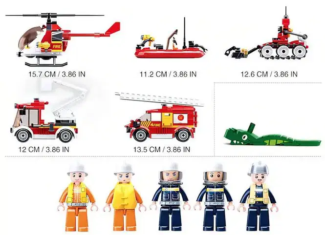 Sluban fire engine set of model Bricks - Image 3